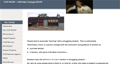 Desktop Screenshot of justmath.net